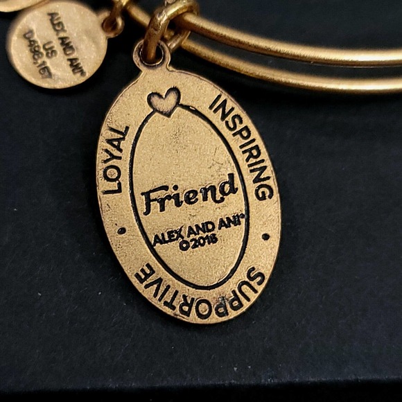 Alex and Ani Because I Love You Friend II Charm Bracelet - Picture 10 of 13